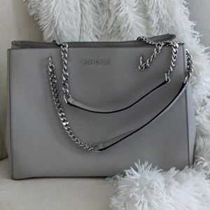 Michael Kors Silver Shoulder Bag